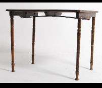 An early 20th century folding table - campaign table marked for W&S ' The Cavendish '.