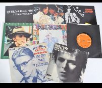 A collection of David Bowie 45rpm vinyl 7
