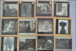 Magic Lantern Slides - Europe. 200 plus slides of European views towns etc.