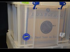 A large collection of vintage 78rpm records various genres,