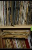 A large collection of vintage 78rpm records various genres,