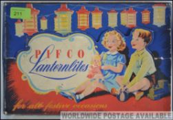 A set of mid century retro / vintage Pifco Lanternlites Christmas fairy lights.