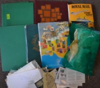 A collection of stamp albums to include British and world examples.