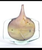 A beautiful large early Mdina glass 