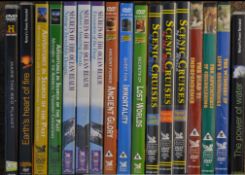 A collection of various nature documentary DVD's including Ancient Worlds, Ocean Realms,