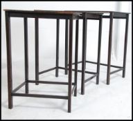 An early 20th century Japanese laquered nest of tables.