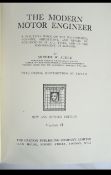 Books. The Modern Motor Engineer - by Arthur W Judge. Appears mid-century, c1940's. Three volumes.
