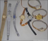 A collection of ladies watches to include Fero, Timex, Limit, Seiko,