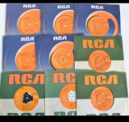 A collection of David Bowie 45rpm vinyl 7