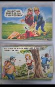 GOLF Collection of modern mostly saucy type Comic postcards with various golfing quips.