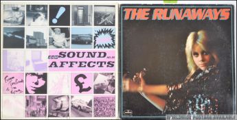 A rare first press gatefold Vinyl long play ( LP ) album ' The Runnaways ' on Mercury together with