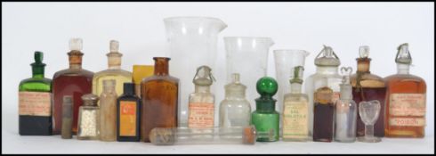 A collection of medical and chemistry lab ephemera.