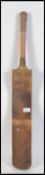 A vintage Wally Hammonds World Test Record Willow cricket bat being signed to the verso together