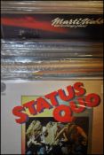 A good collection of LP's ( records ) to include Status Quo - Piledriver on Vertigo Spiral 1st