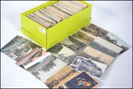 Postcard accumulation of vintage overseas views. From 