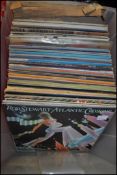 A collection of LP's - records to include 6 Beatles records - Abbey Road 2nd Press,