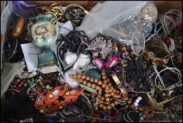 A good collection of assorted costume jewellery to include bangles, bracelets,