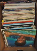 A large collection of LP's records to include U2, Michael Jackson,