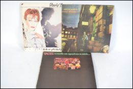 David Bowie - Long play vinyl LP's records to include David Bowie ' Scary Moments ' and ' The Rise