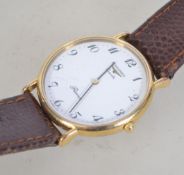 A gentlemans Longines wristwatch.