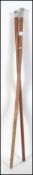 Two silver hallmarked topped malacca walking sticks, both with assay marks for London,