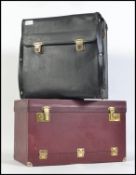 2 Jewellery specimin cases - travel trunks.