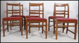 A set of 6 Air Ministry GR cypher military dining chairs by Cinnamon Ltd.