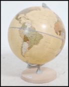 A retro 20th century Italian made Zoffoli Geographica globe,