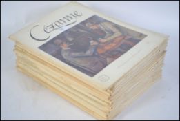A collection of artists / famous painters reference books to include Cezanne,