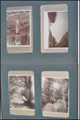 Postcard / photos. Original Edwardian album with x32 views of UK destinations.