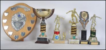 A large collection of trophy's - sporting interest etc,