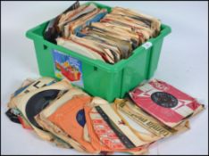 A large collection of 45's - singles to include examples and many genres, Beatles on Parlaphon,