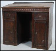 A 19th century country oak childs desk.