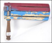 A mid 20th Century Aston Villa football rattle,