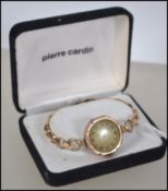 A 20th century Edwardian ladies 9ct gold wrist watch ( stamped to the case .