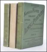 Nouvelle Flore Coloriee De Poche Des Alpes Et Des Pyrenees, Series I, II & III.