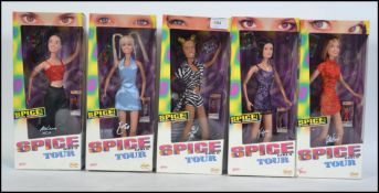 A collection of 5 original Spice Girls Tour Dolls to include Emma, Mel B, Mel C, Victoria,