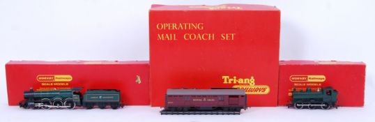 THREE HORNBY RAILWAY TRAINS