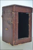 A 19th century leather case for a carria