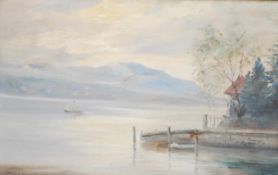 E.P. Corin - Early 20th Century Oil on b