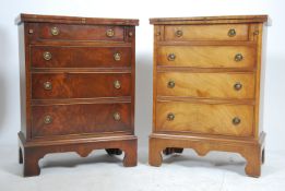 A pair of George 3rd revival mahogany ba
