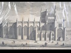 An early lithograph print of ' The Cathe