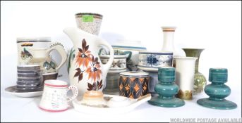 A good collection of studio pottery by C
