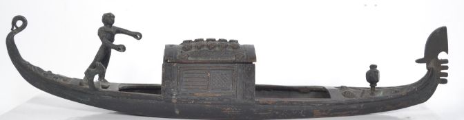 A late 19th century Victorian bronze In