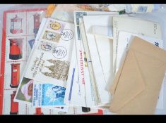 A collection of stamps to include some f