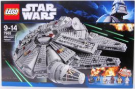 LEGO STAR WARS: An original Lego Star Wars set 7965 Millennium Falcon. Factory sealed, unused. Mint.