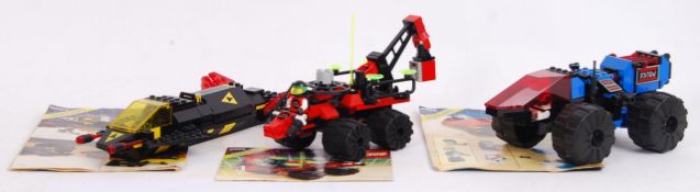 LEGO SPACE: A collection of 3x vintage Legoland Space / Tron sets. 6895, 6896 and 6894.