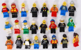 LEGO MINIFIGURES: A collection of 24x assorted Lego minifigures, to include City,