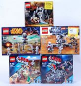 LEGO: A collection of 5x sealed Lego sets (all as new) to include: Lego Movie (70800 and 70801)