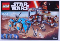STAR WARS: A Lego Star Wars set 75148 Encounter On Jakku 75148. Factory sealed, unused.